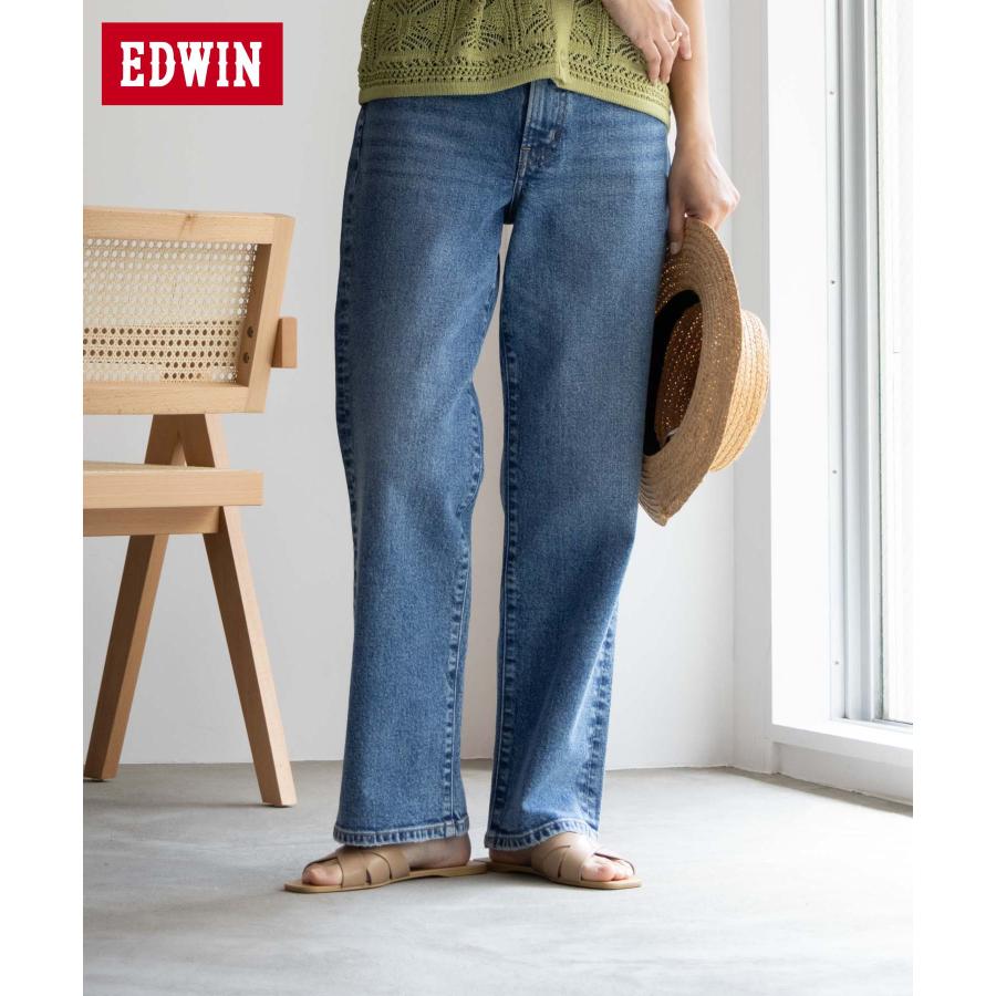EDWIN（エドウィン） デニムパンツ essentials レディース ストレート  