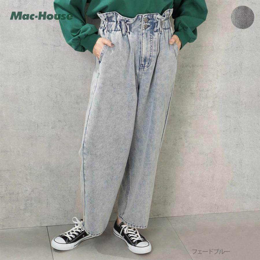 NAVY（ファッション） デニムパンツ レディース ウエストゴム ペーパー 