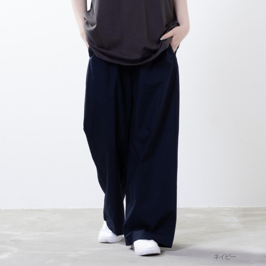 新品タグ付き✨ イージーワイドパンツ ネイビー Dickies（ディッキーズ） ワイドパンツ 綿100% レディース コットン
