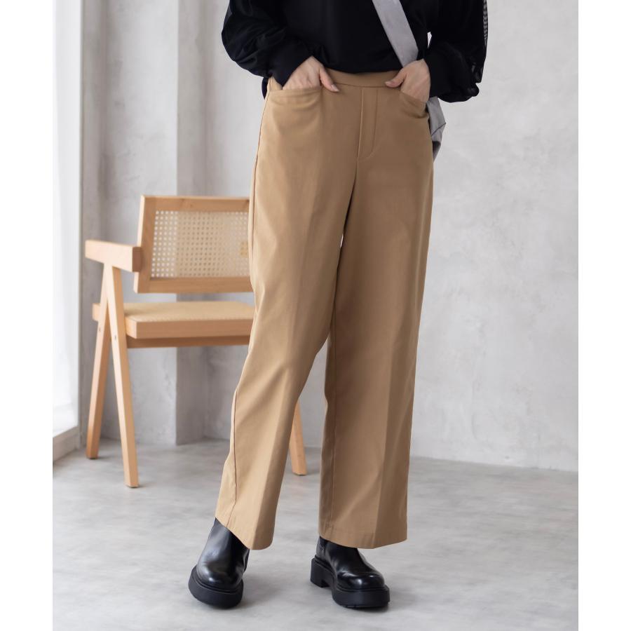 HusHusH（ハッシュアッシュ） 裏起毛 ストレートパンツ レディース