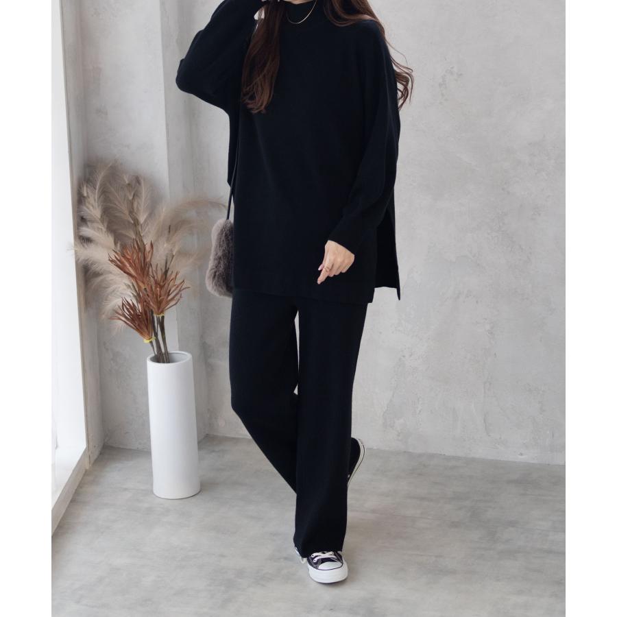 HusHusH（ハッシュアッシュ） ニットパンツ レディース ハイウエスト