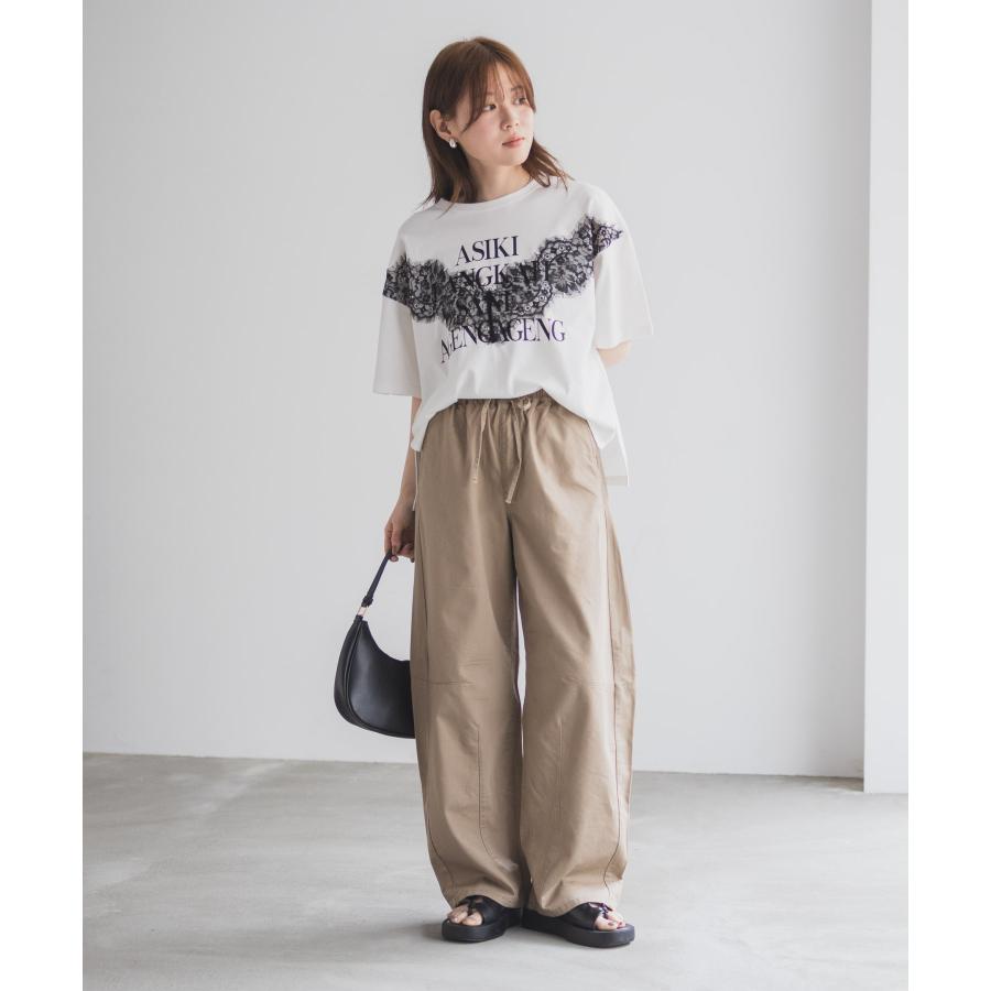 NAVY カーブパンツ レディース 綿100％ コットン ストレッチ ポケット