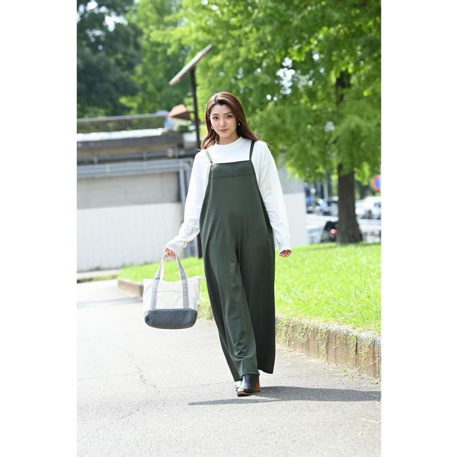 NAVY サロペット 長袖 ニット レディース オールインワン : Mac-House