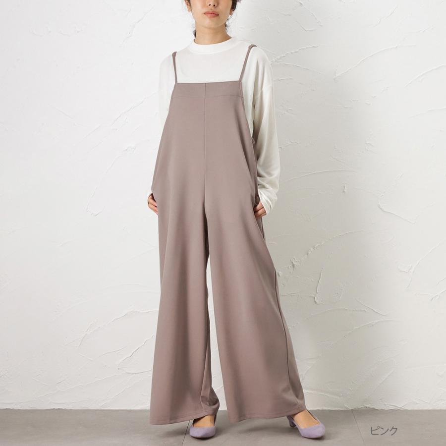 NAVY サロペット 長袖 ニット レディース オールインワン : Mac-House