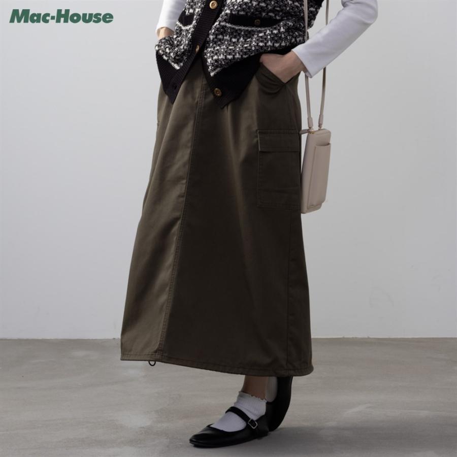 NAVY（ファッション） カーゴスカート レディース ポケット バックゴム