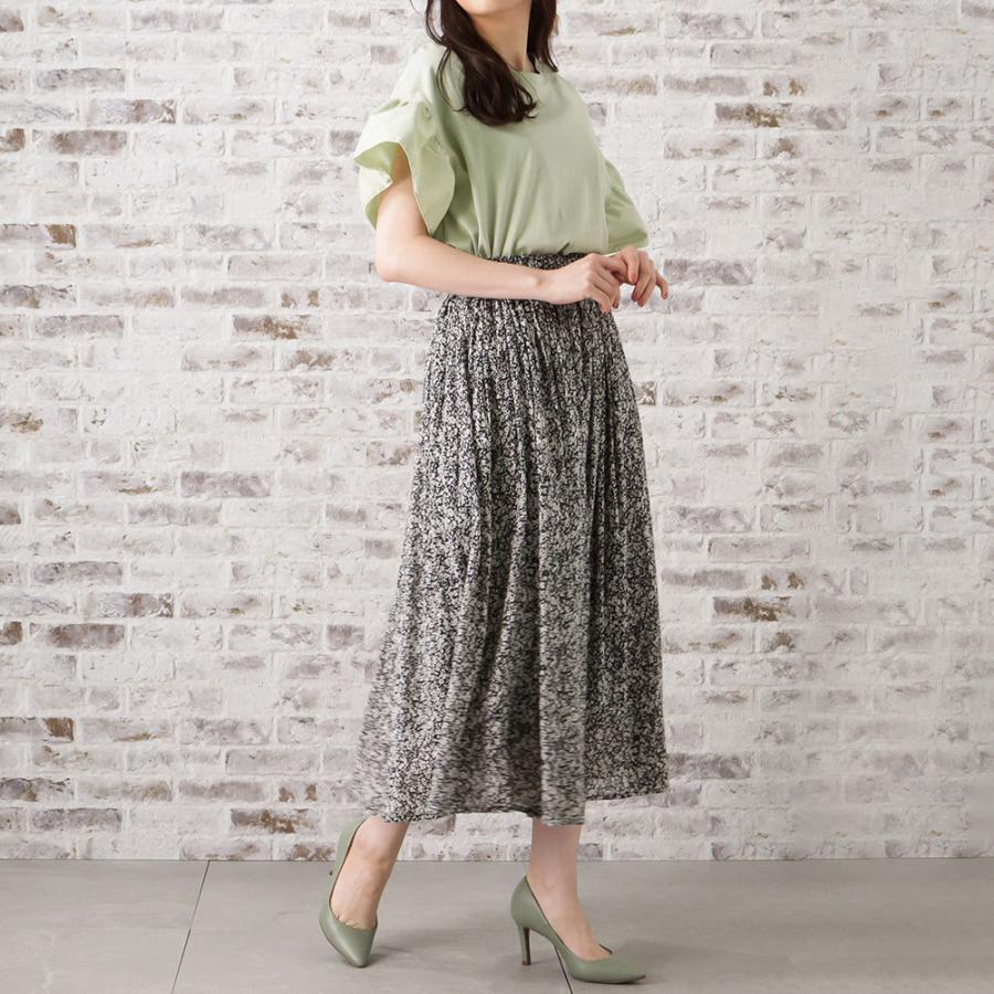 NAVY ロングスカート 綿100% レディース コットン ボイル インド綿