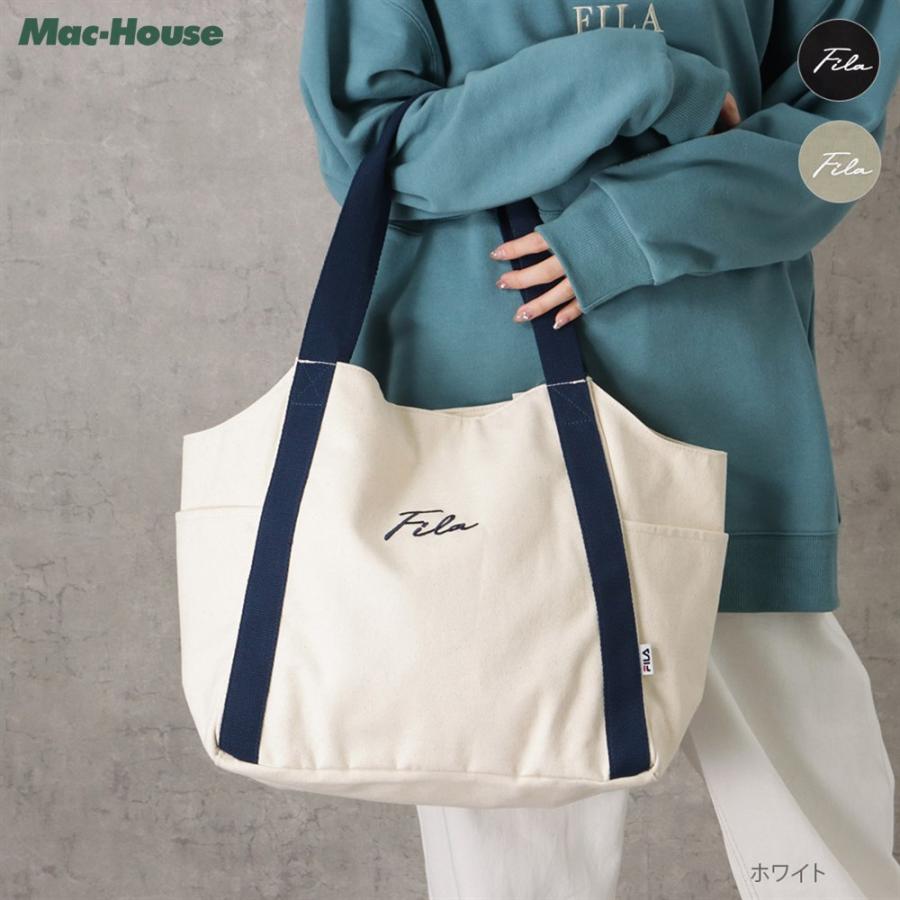 [FILA] STRING BIG クロスバッグ ★新作・24AW★送料・関税込 FILA フィラ マルシェバッグ 綿100% 耐久性 通気性 ブランドロゴ