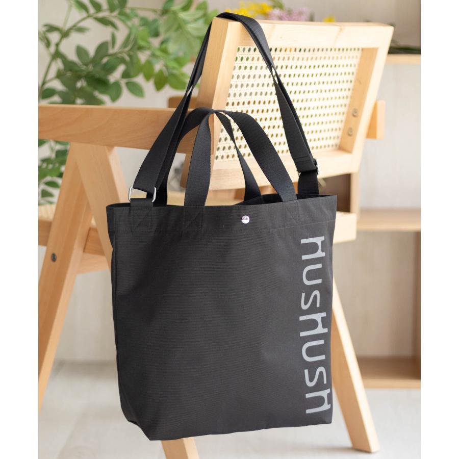 HusHusH（ハッシュアッシュ） トートバッグ 2WAY ショルダーバッグ 内