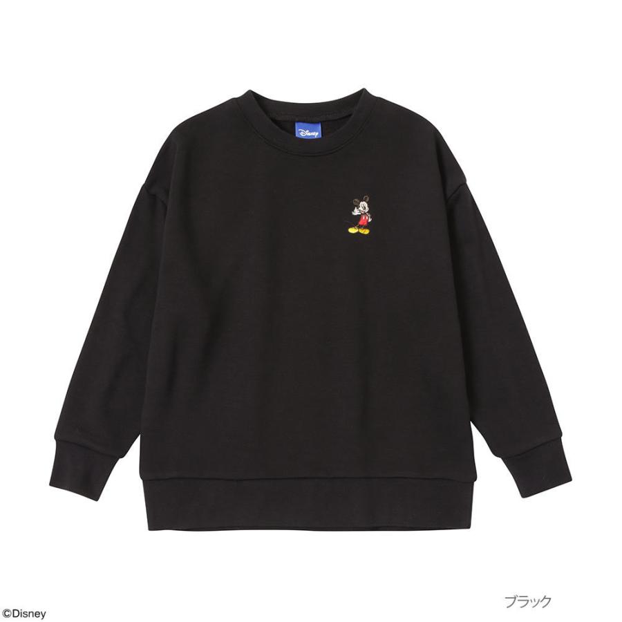 Disney ディズニー ミッキー トレーナー スウェット キッズ 刺繍 ワンポイント 長袖 ゆったり キャラクター トップス Mac House マックハウス 通販 Paypayモール