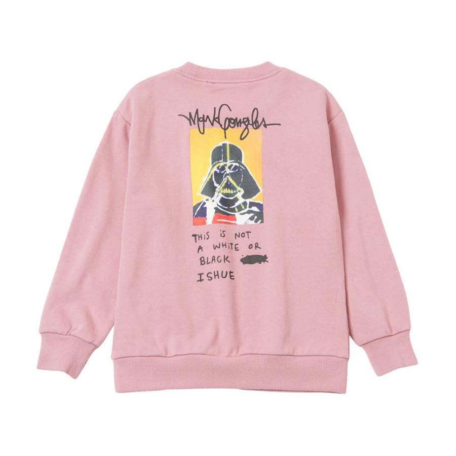 Mark Gonzales トレーナー キッズ スウェット 長袖 クルーネック ロゴ  