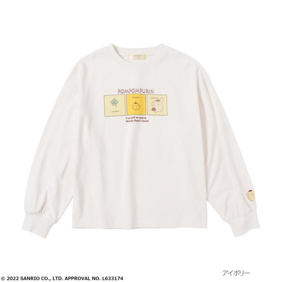 sanrio（サンリオ） ポムポムプリン 長袖Tシャツ ロンT キッズ 子供