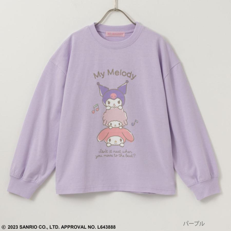 サンリオキャラクターズ 長袖Tシャツ ロンT キッズ 子供服 女の子 ガールズ クルーネック カットソー プリント トップス ネコポス対応 :  03221001862 : Mac-House(マックハウス) - 通販 - Yahoo!ショッピング