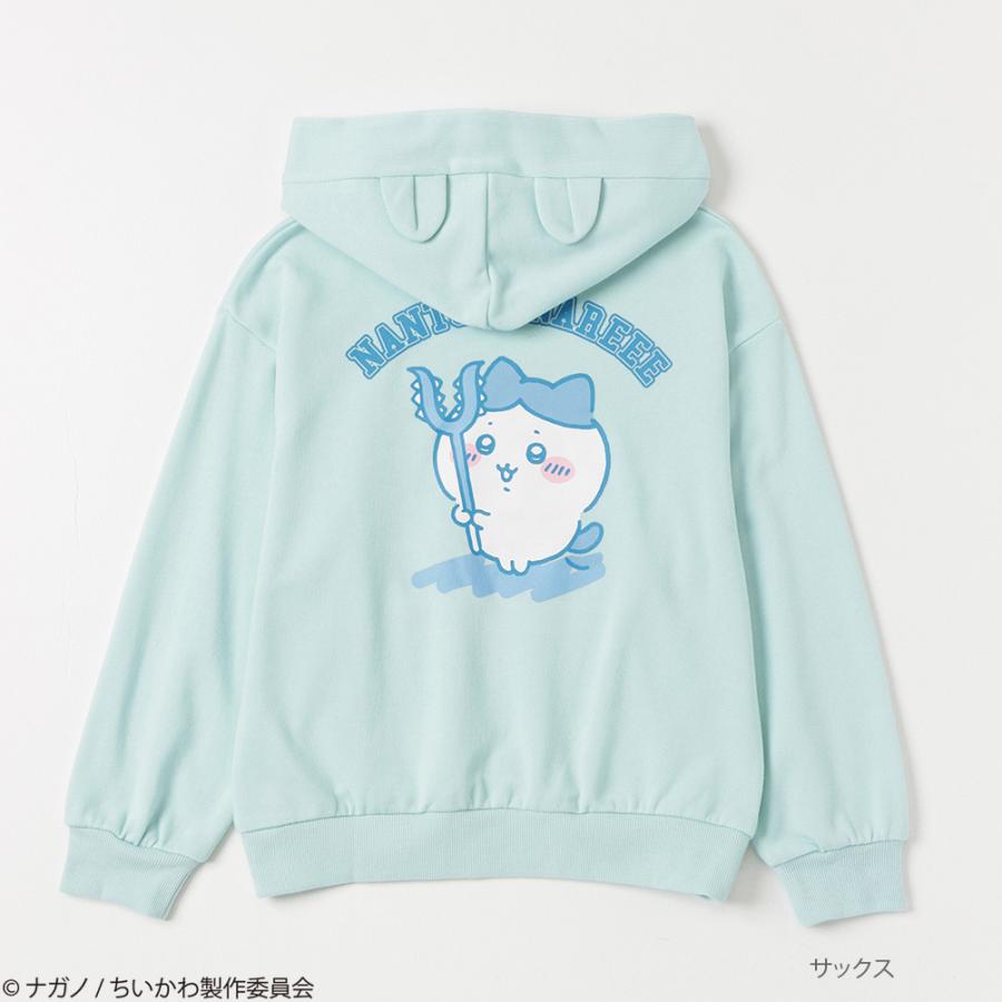 ちいかわ 耳付きパーカー パーカー スウェット 裏毛 キッズ 耳