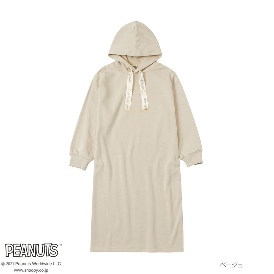 Peanuts ピーナッツ Snoopy スヌーピー パーカーワンピース キッズ プリント 通園 通学 トップス Mac House マックハウス 通販 Paypayモール