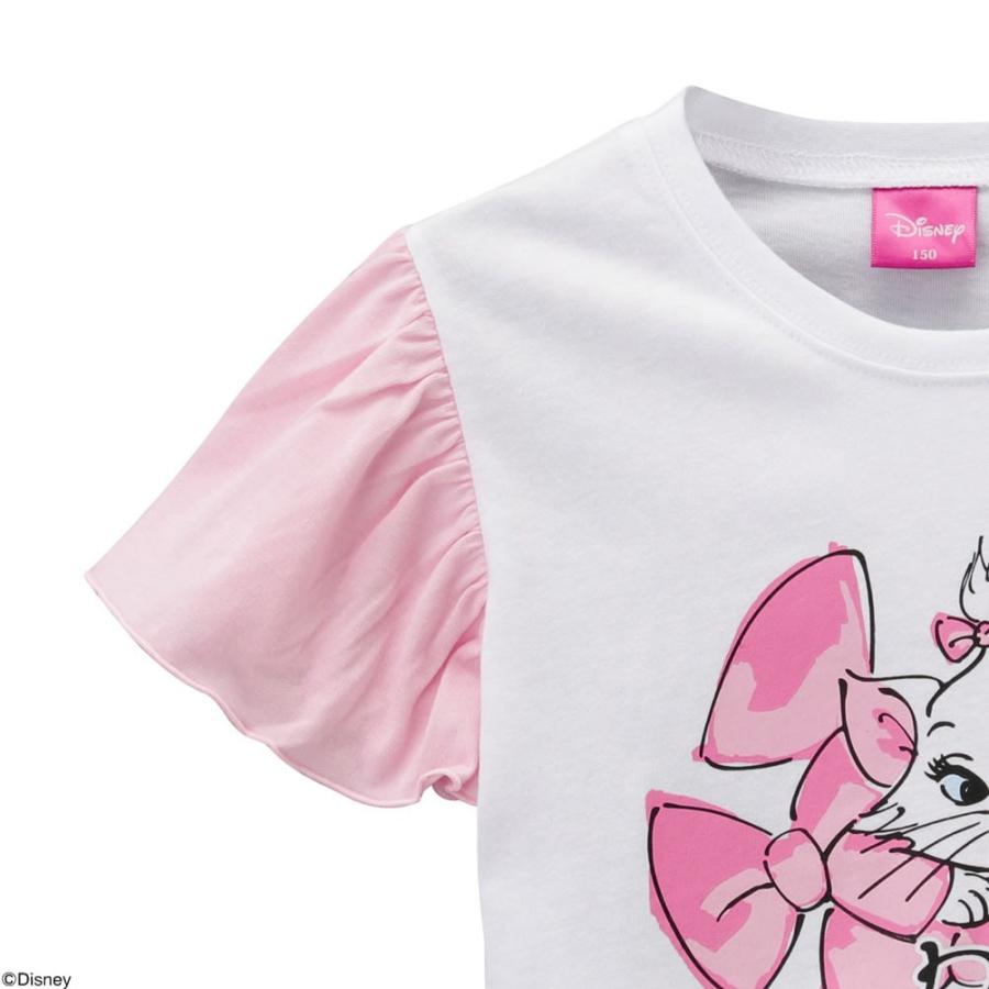 子供 女の子 Tシャツ 半袖 半袖tシャツ キッズ プリント Disney ディズニー マリーちゃん ネコポス対応 Mac House マックハウス 通販 Paypayモール