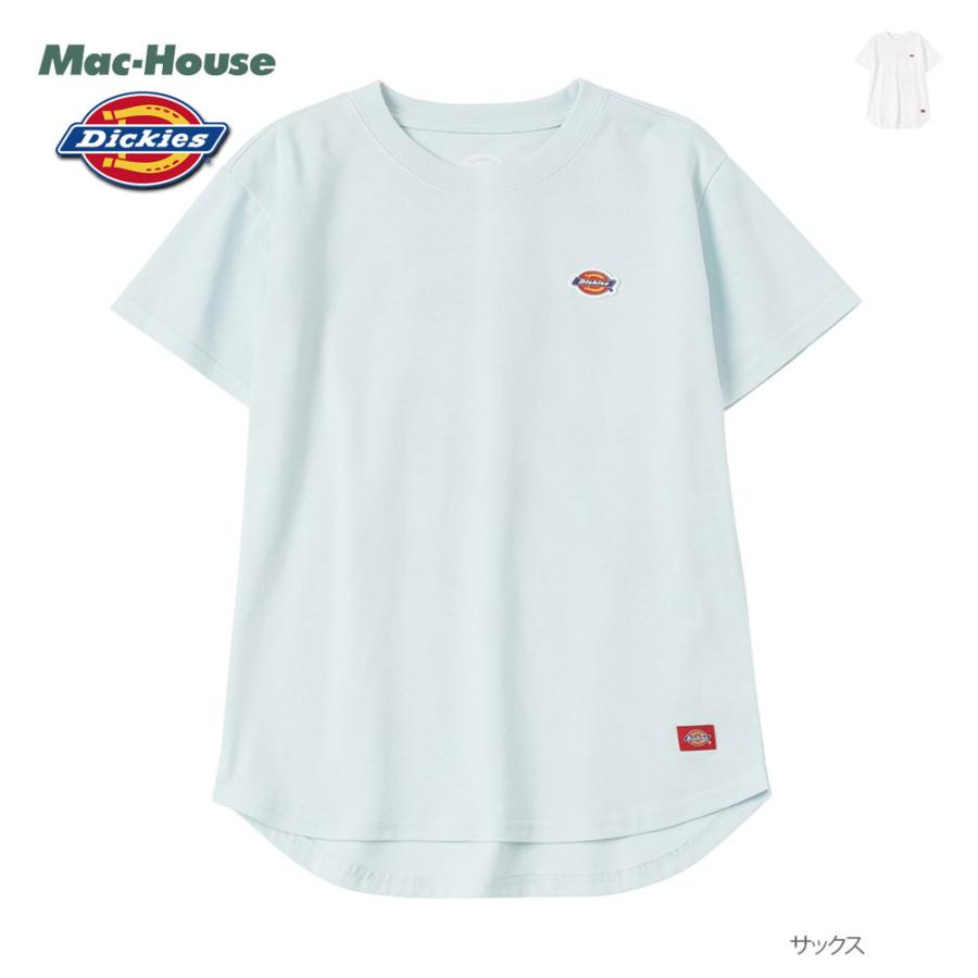 【Dickies】半袖 ロゴ Tシャツ ホワイト / 送料無料 ディッキーズ Dickies グラフィックTシャツ （ホワイト