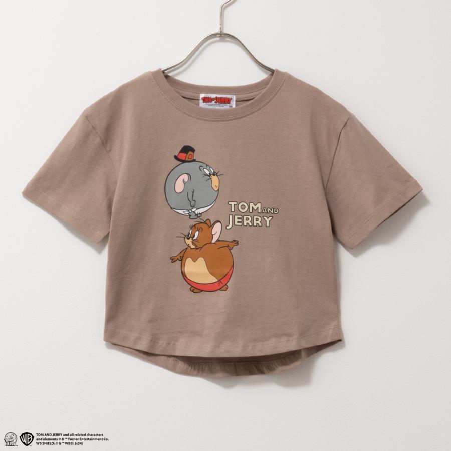 Tom and Jerry トムとジェリー 半袖Tシャツ 綿100% コットン キッズ 子供服 女の子 ガールズ ゆったり プリント トップス ネコポス対応｜machouse｜04