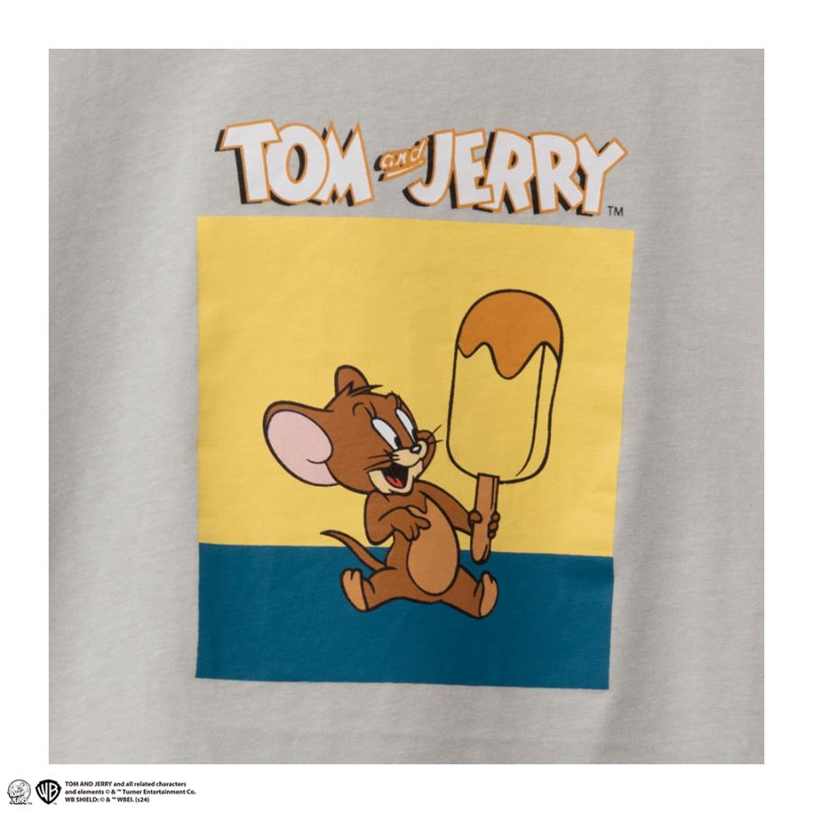 Tom and Jerry トムとジェリー 半袖Tシャツ 綿100% コットン キッズ 子供服 女の子 ガールズ ゆったり プリント トップス ネコポス対応｜machouse｜09