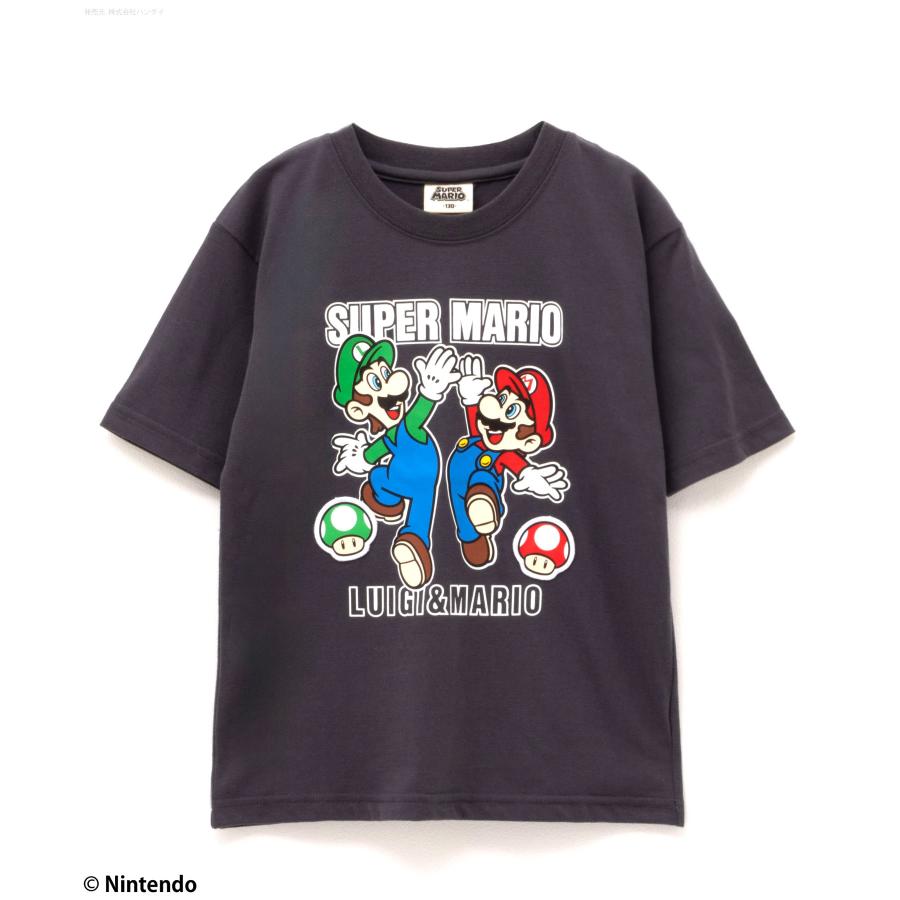 任天堂（Nintendo） スーパーマリオ 半袖Tシャツ キッズ 子供服 男の子 