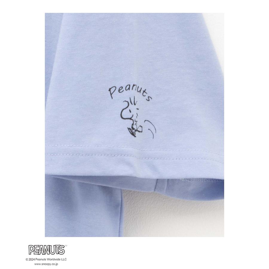 PEANUTS SNOOPY ピーナッツ スヌーピー 半袖Tシャツ キッズ 子供服 男の子 ボーイズ キャラクター 刺繍 プリント トップス ネコポス対応｜machouse｜04