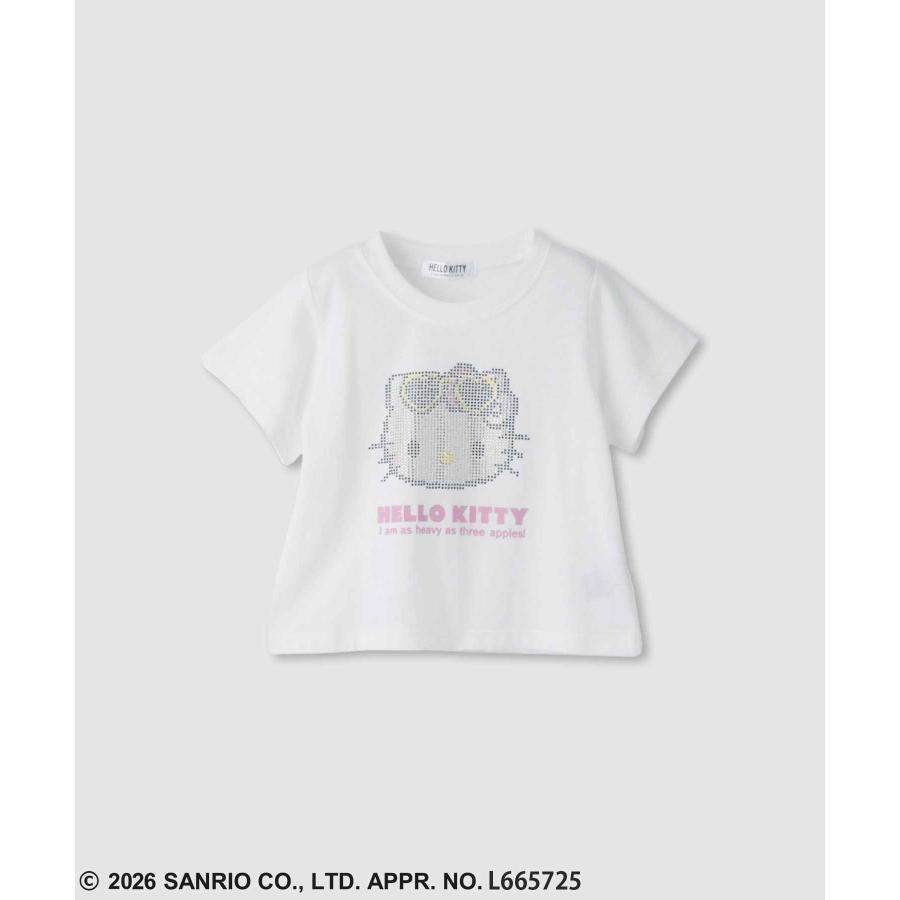 【希少レア】サンリオ ハローキティ ストーン装飾 Tシャツ ｌサイズ sanrio（サンリオ） サンリオキャラクターズ ハローキティ Tシャツ
