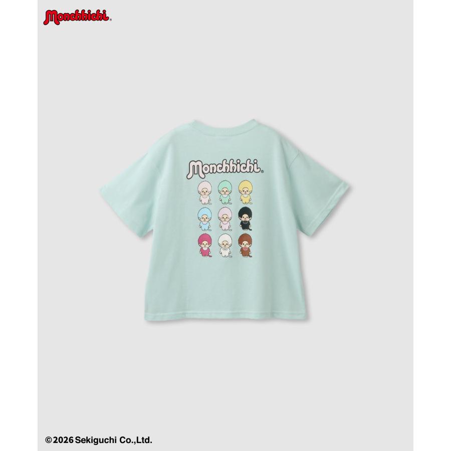 モンチッチ Tシャツ 子供服 女の子 キッズ 半袖 キャラクター 刺繍