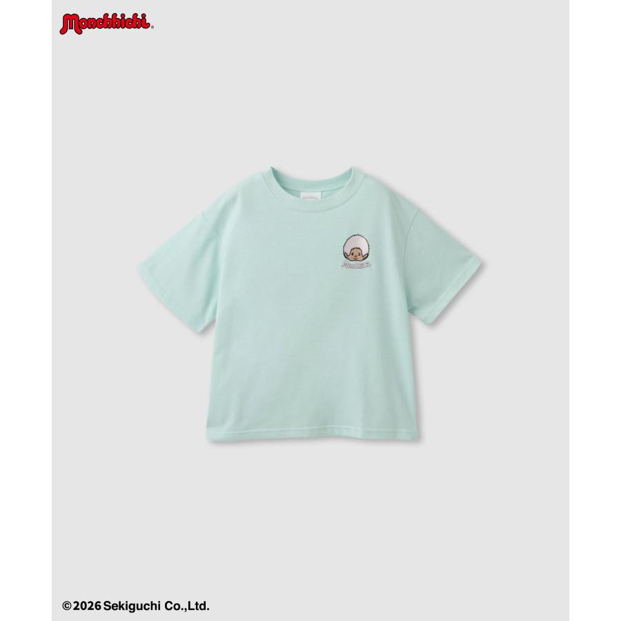 モンチッチ Tシャツ 子供服 女の子 キッズ 半袖 キャラクター 刺繍