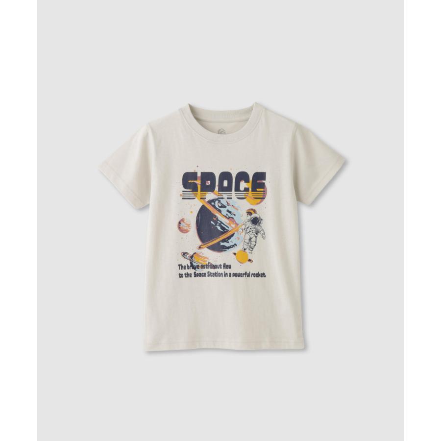 Tシャツ 子供服 男の子 キッズ 半袖 綿100％ コットン 宇宙 飛行士