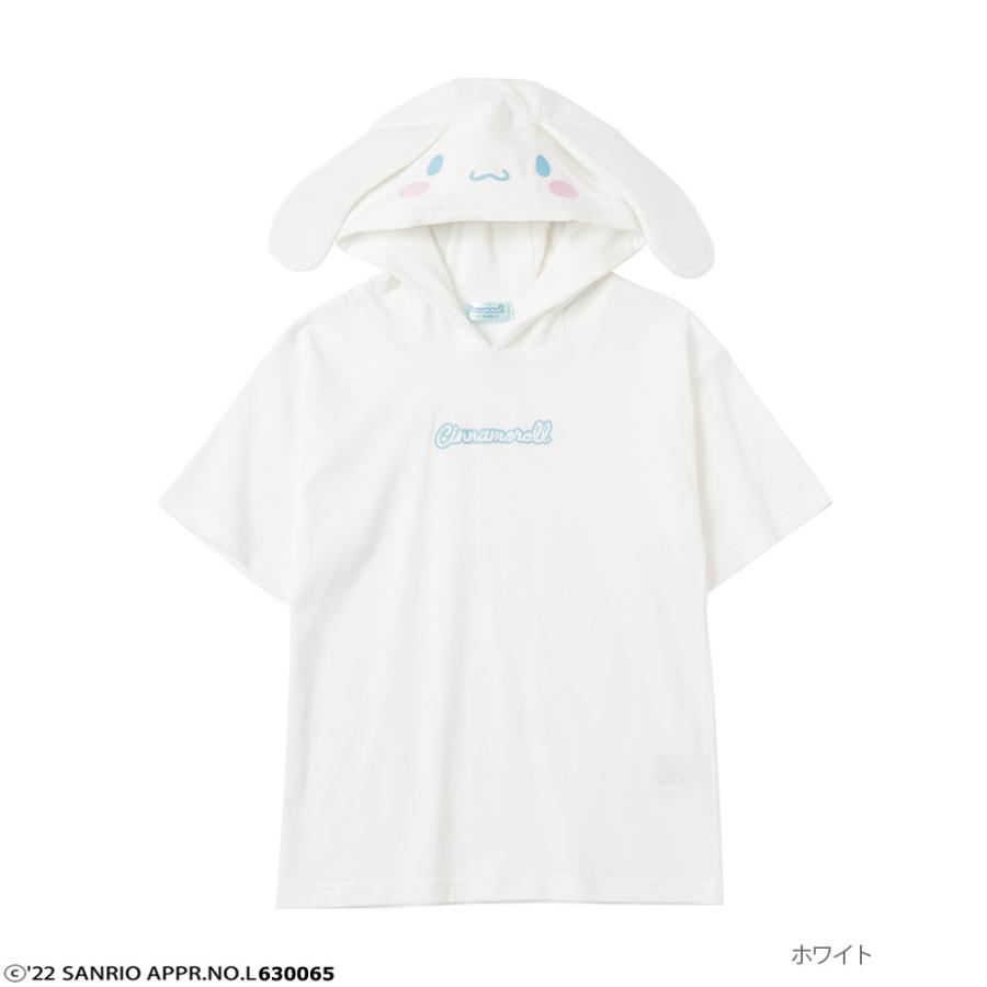 サンリオ - 新品未使用　シナモロール　半袖　パーカー sanrio サンリオキャラクターズ シナモロールパーカー パーカー