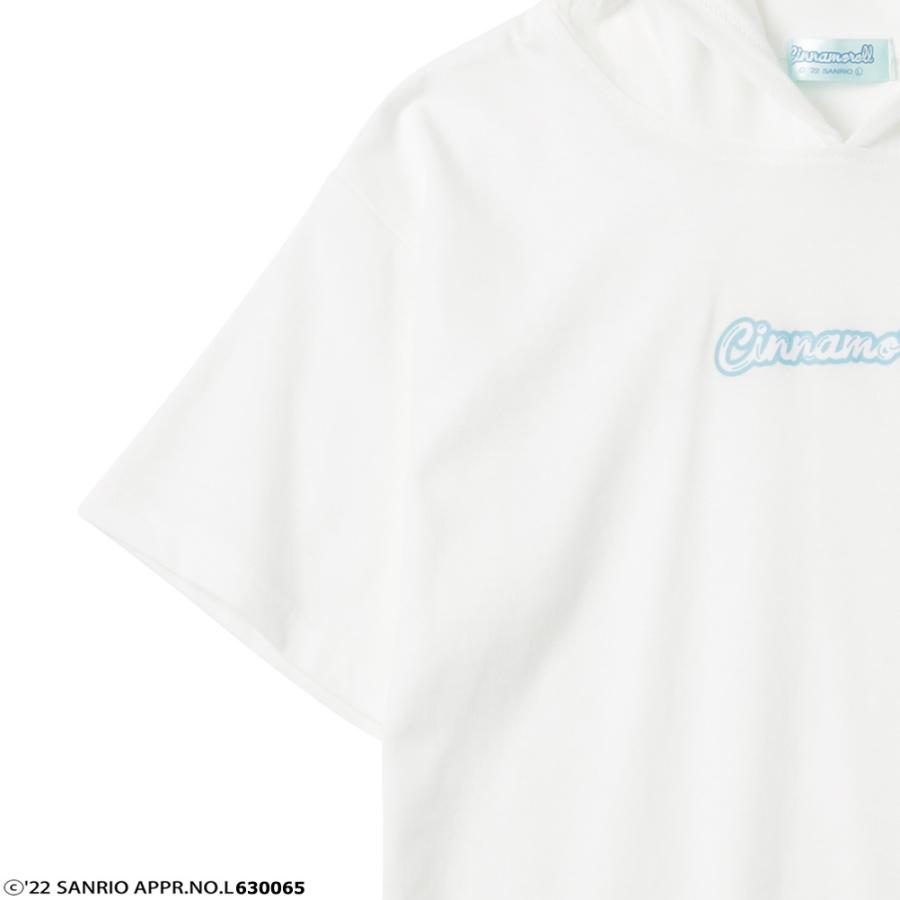 サンリオ - 新品未使用　シナモロール　半袖　パーカー sanrio サンリオキャラクターズ シナモロールパーカー パーカー