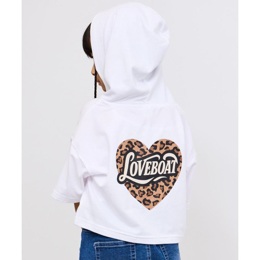 LOVE BOAT ラブボート パーカー スウェット 子供服 女の子 キッズ 半袖