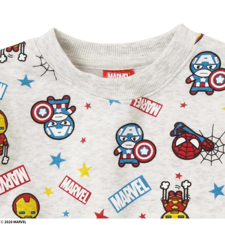 Marvel マーベル トレーナー スウェット 長袖 プルオーバー キッズ 子供 男の子 ボーイズ キャラクター 総柄 Mac House マックハウス 通販 Paypayモール