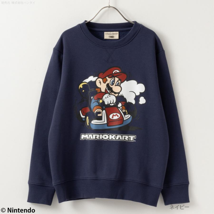 任天堂 マリオカート トレーナー スウェット 裏起毛 暖かい キッズ 