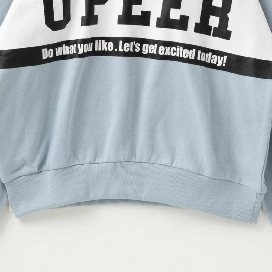 裏起毛 トレーナー 子供服 女の子 キッズ 長袖 スウェット プル