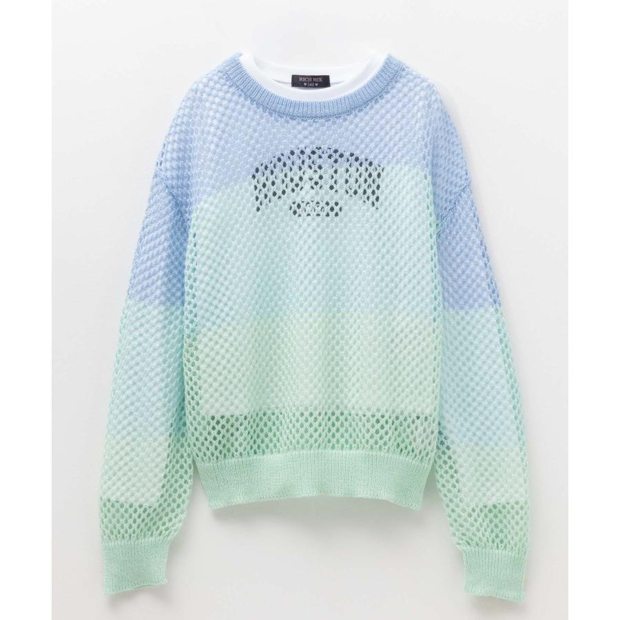 RICH MIX（リッチミックス） 長袖Tシャツ メッシュ アンサンブル 子供
