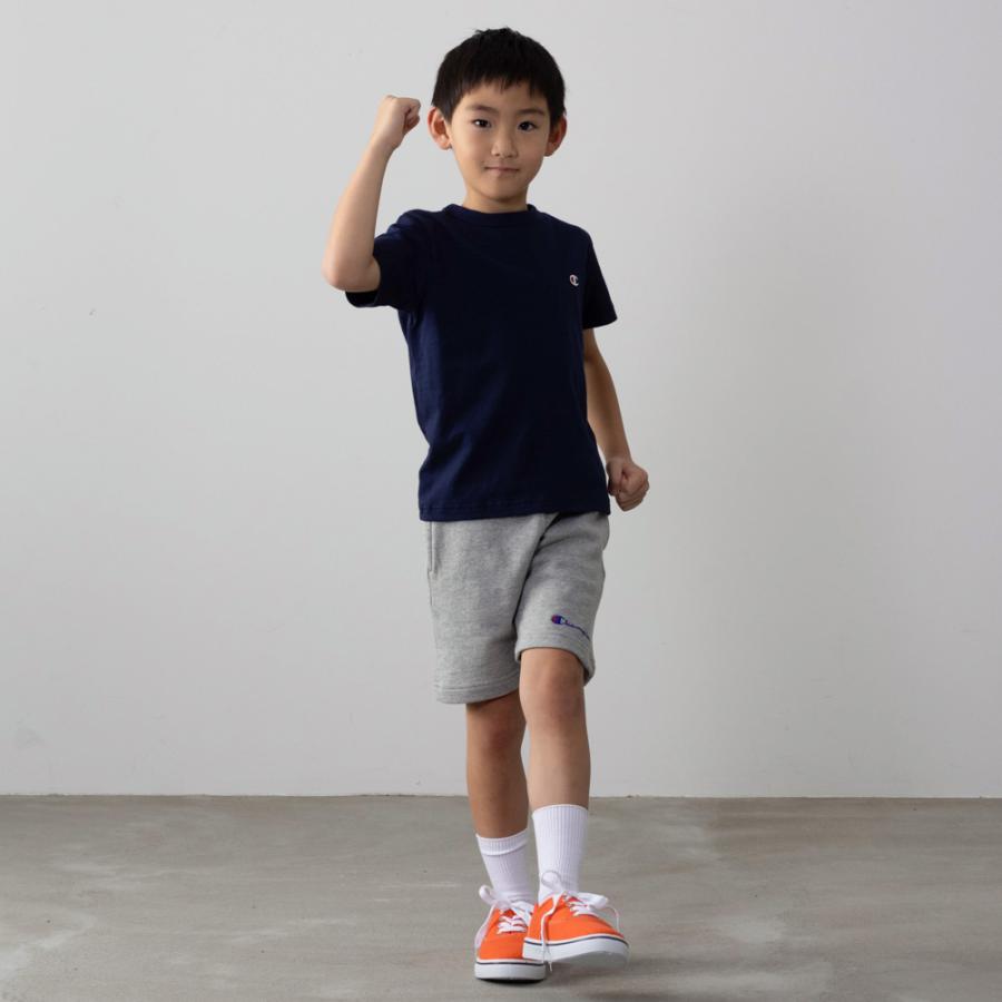 Champion チャンピオン 裏毛 スウェットパンツ ショートパンツ 綿100% 子供服 男の子 女の子 キッズ ボトムス｜machouse｜07