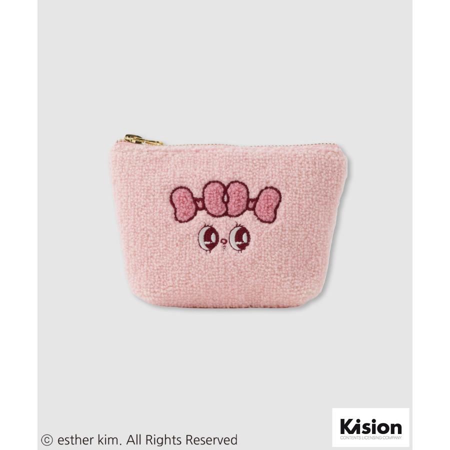 estherbunny エスターバニー ポーチ 小物入れ キャラクター ロゴ 刺繍