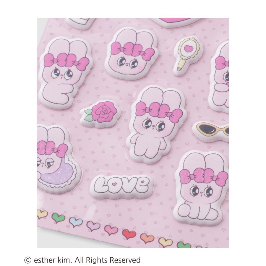 estherbunny エスターバニー ぷっくりシール キャラクター ギフト
