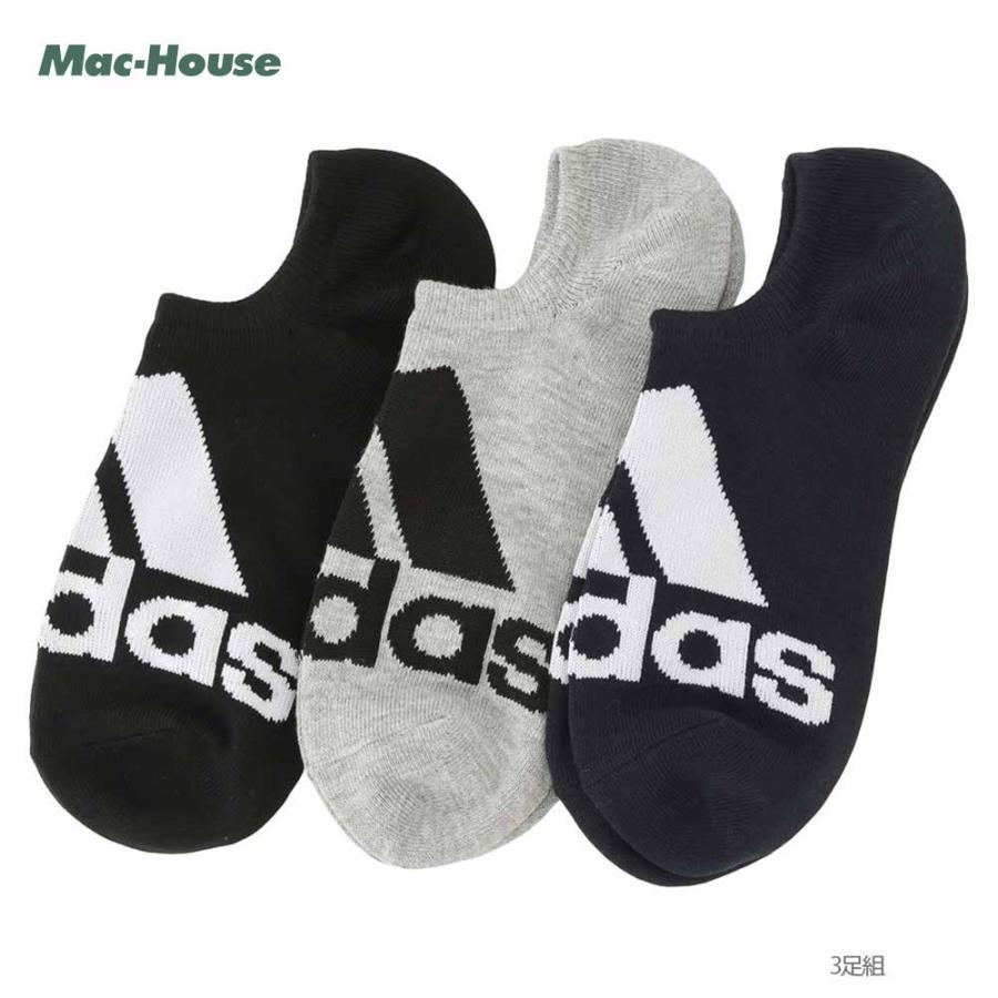 Adidas アディダス 靴下 ソックス 3足セット メンズ スニーカーソックス フットカバー ロゴ くつ下 ブランド 人気 インナー 下着 肌着 Mac House マックハウス 通販 Yahoo ショッピング