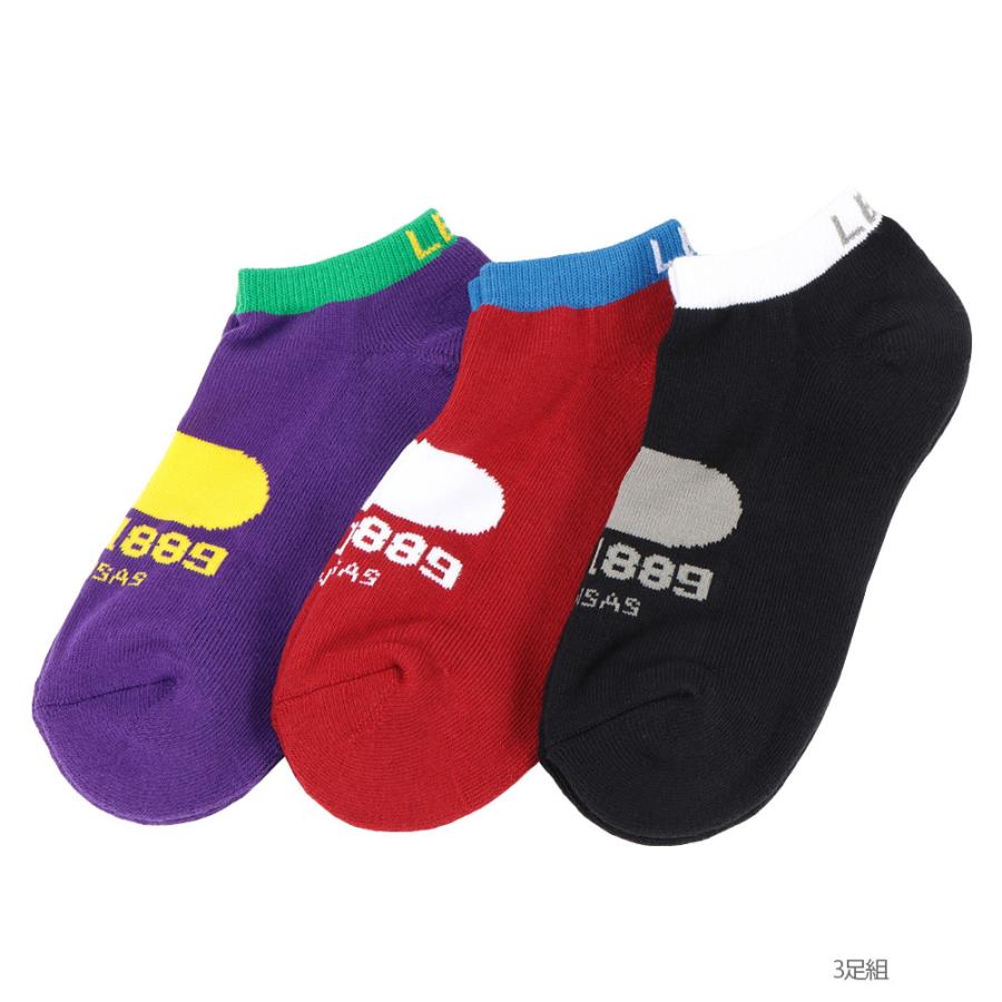 Lee リー 靴下 くつ下 ソックス スニーカー ショート 3足組 メンズ ロゴ Mac House マックハウス 通販 Paypayモール