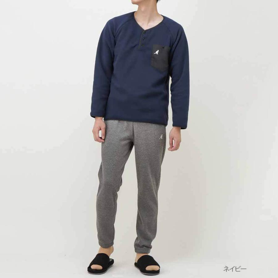 Kangol カンゴール ルームウェア パジャマ 上下セット フリース スウェット メンズ トレーナー ロングパンツ スウェット ブランドロゴ Mac House マックハウス 通販 Paypayモール