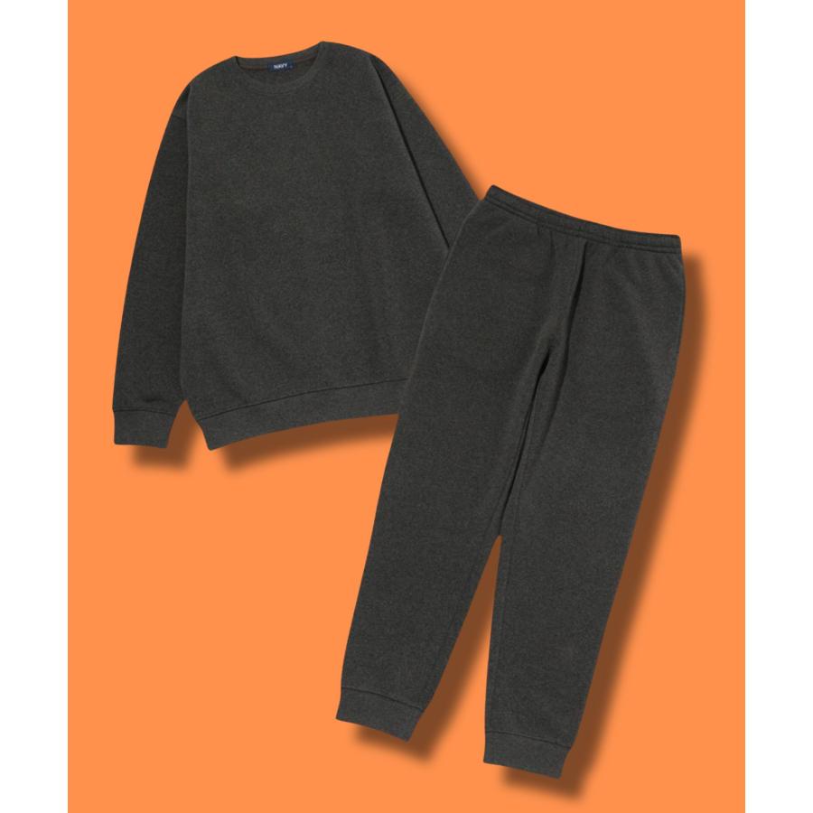 T-MAC 上下セット裏起毛 NAVY 裏起毛 ルームウェア 上下セット メンズ 暖かい 大きめ ゆったり