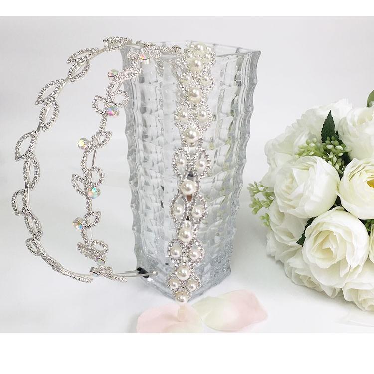 カチューシャ ビジュー シルバー キラキラ ヘッドドレス ヘア