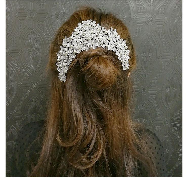 バレエティアラ ゴールド コーム付 カチューシャ、クラウン兼用 楽天