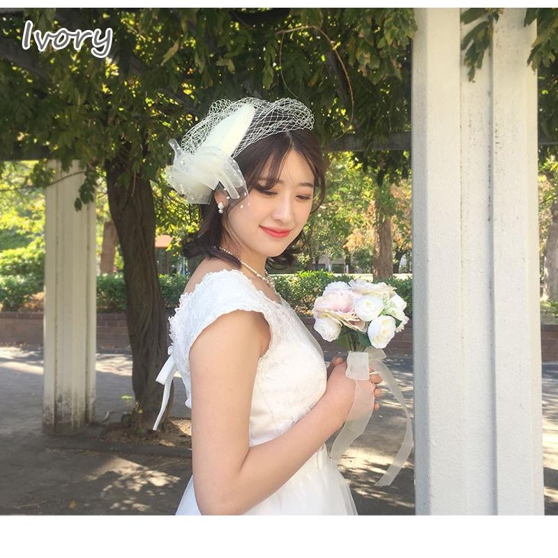 ウェディング ヘッドドレス ヘアアクセサリー 結婚式 チュール