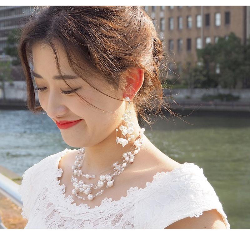 ウェディング 結婚式 ブライダル ピアス イヤリング パール 花 ウェディング 結婚式 ブライダル ピアス イヤリング パール 花