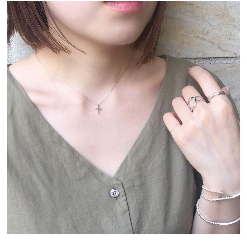 ネックレス ペンダント 金属アレルギー クロス 十字架 マット シルバー925 シルバーネックレス レディース silver925 SV925 シンプル 重ね付け svn016 |  | 04