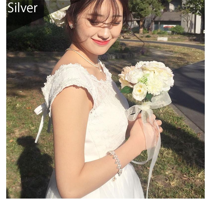 結婚式 ウェディング ブライダル ブレスレット ビジュー パール パーティー ブレス シルバー ゴールド 二次会 お呼ばれ 花嫁 フォーマル レディース Br001 Zwx4pzi7z8 Machree ヤフー店 通販 Yahoo ショッピング