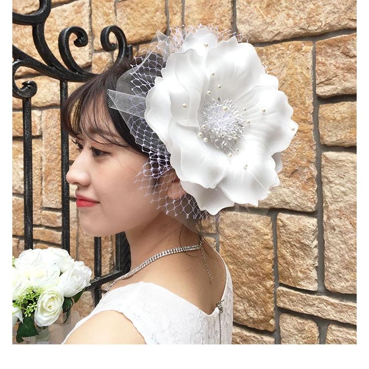 ヘッドドレス ヘアー ヘアクリップ 花 フラワー コサージュ 髪飾り 大きい ビッグ ウェディング 結婚式 パール ビジュー ヘアアクセサリー 結婚式 花嫁 Cl012 Zwx676cstb Machree ヤフー店 通販 Yahoo ショッピング