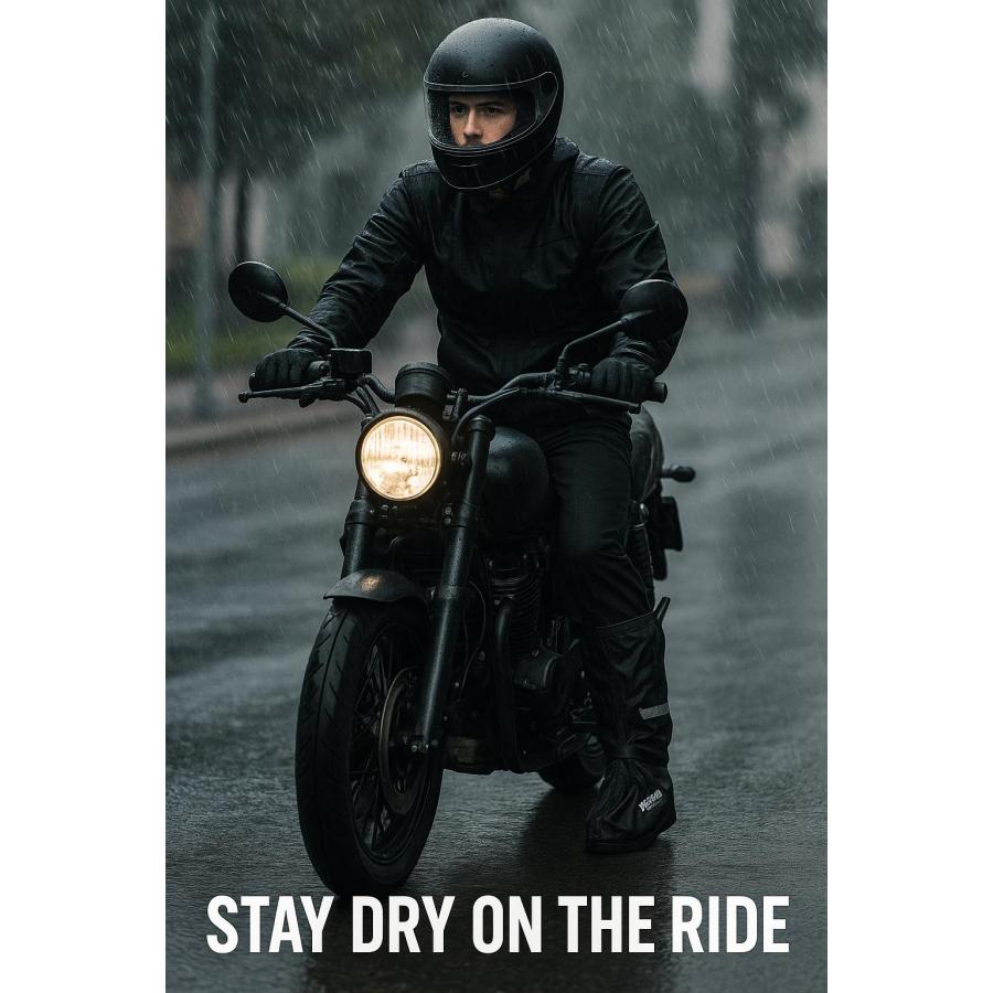 バイク用ブーツカバー レイン ブーツ カバー シューズカバー 靴カバー